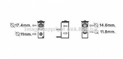 AVA QUALITY COOLING pe1355 -  Расширительный клапан, кондиционер